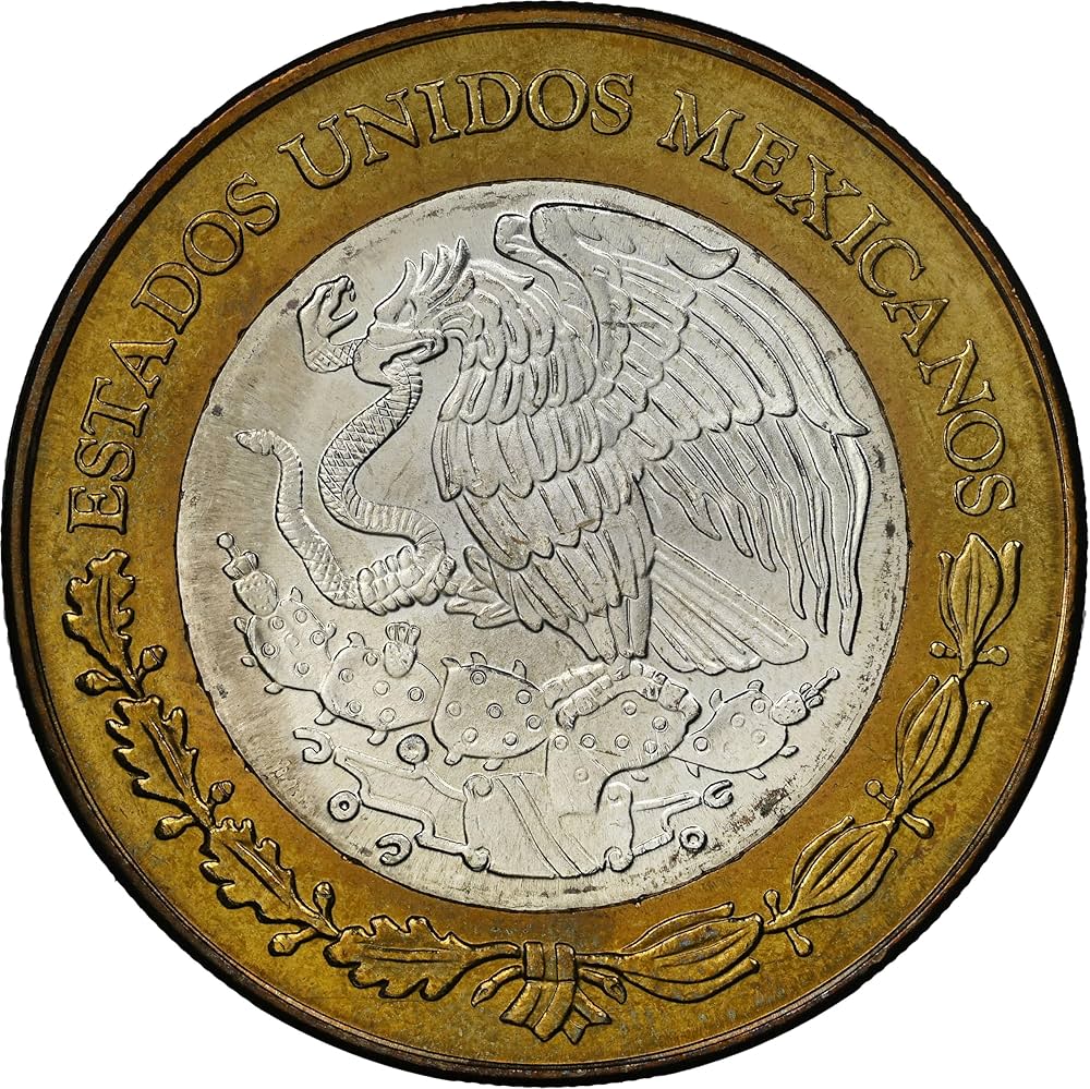 値下げ Mexico coin 2004 100 Peso 銀貨新品 100 pesos 2004 - Nuevo León, Mexico - uCoin.net